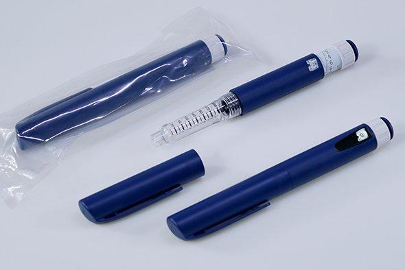 Reusable Pen Injector, Plastic Pen Body With Small Window, 1 pc/pk, 200 pcs/cs